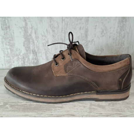 Мъжки обувки 24R02-21197 кафяв