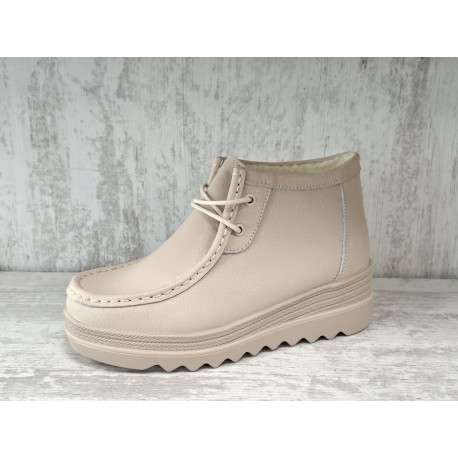 Дамски боти ZB12-1  бежов