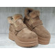 Дамски боти H-3700 тъмно бежов